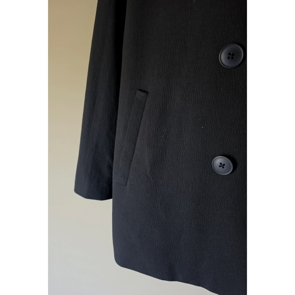Madewell Caldwell Women's Double Breasted Oversized Black Blazer - M - Picture 3 of 12